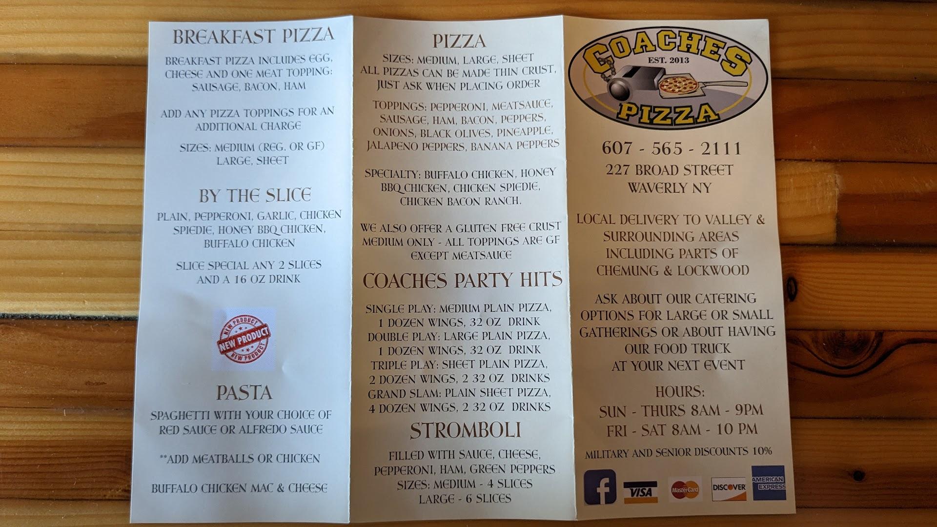 Coaches Pizza